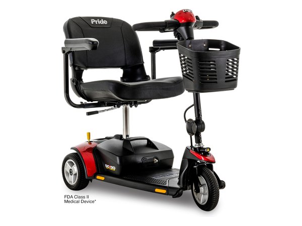 Pride Go-Go Elite Traveller 3 ล้อ (SC40E) สกู๊ตเตอร์ไฟฟ้าถอดแยก 5 ชิ้น